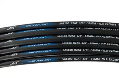 Manguera hidráulica trenzada de alambre de acero de serie súper suave